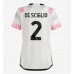 Maillot de foot Juventus Mattia De Sciglio #2 Extérieur vêtements Femmes 2023-24 Manches Courtes